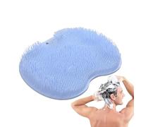 Duschfußpeeling-Matte - Rutschfeste Silikon Fußschrubbermatte mit Saugnäpfen | Schnelltrocknend & komfortabel | Effektive Reinigung & Massage für Füße | Ideal für Badezimmer, Hotels & Poolbereiche