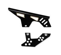 DUSHUO Boîtier Chaîne Motorcycle Sprocket Chain Cover Guard Upper Lower Off-Road Accessories Aluminum Protective Devices(1 Set)