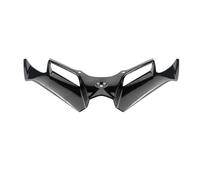 DUSHUO Kit d'ailes Aérodynamiques Avant De Carénage De Moto Protection De Becquet Pneumatique Accessoires De Moto Aile Spoiler Moto(Bright Black)