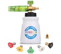 DUSICHIN DUS-007 Lance à mousse à neige réglable Jet Wash Quick Release 5 buses pour nettoyeur haute pression