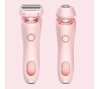 Dusk Glide Pro 3.0 Razor for Women, Duskofficial Razor, Dusk Official Electric Razor, Smooth Shave Pro for Women, Waterproof 2 in 1 Electric Shaver Razors, Wet & Dry (Pink)