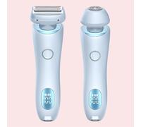 Dusk Glide Pro 3.0 Razor for Women, Duskofficial Razor, Dusk Official Electric Razor, Smooth Shave Pro for Women, Waterproof 2 in 1 Electric Shaver Razors, Wet & Dry (Blue)