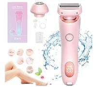 Dusk Glide Pro 4.0, Dusk Razor for Women, Glide Pro 3.0 Razor Dusk, Dusk Official Electric Razor, Waterproof 2 In 1 Electric Shaver Razors For Women, Bikini Trimmer For Women (Pink)