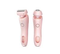 Dusk Razor, Dusk Razor for Women Glide Pro 3.0, 2 in 1 Wet & Dry Waterproof Electric Razors for Women with Removable Head, Gentle On Skin, for Leg Arm Underarm Bikini Area (Pink)