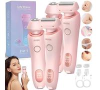 Dusk Razor for Women, Glide Pro 3.0 Razor, The Glide Pro 3.0 Razor, Dusk Glide Pro 3.0 Shaver, Dusk Official Razor, Painless Shave, Electric Shaver Wet & Dry, Unisex (2PCS-1)
