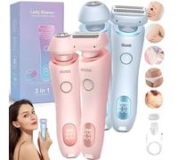 Dusk Razor for Women, Glide Pro 3.0 Razor, The Glide Pro 3.0 Razor, Dusk Glide Pro 3.0 Shaver, Dusk Official Razor, Painless Shave, Electric Shaver Wet & Dry, Unisex (2PCS-3)