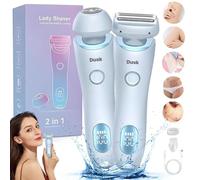 Dusk Razor for Women, Glide Pro 3.0 Razor, The Glide Pro 3.0 Razor, Dusk Glide Pro 3.0 Shaver, Dusk Official Razor, Painless Shave, Electric Shaver Wet & Dry, Unisex (Blue)