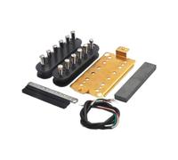 DuskHaven 1 Kit Humbucker Pickup Électrique Double pour Guitare Électrique avec Matériau PP Fonction DIY Installation Facile Adapté Aux Musiciens Passion, Cou 50mm