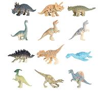 DuskHaven 12 Pièces Figurines D'animaux Réalistes pour Fournitures de Fête de Collection, Petit dinosaure
