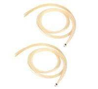 DuskHaven 2 écheveaux de Crin de Cheval Mongol Blanc de 76 Cm (30 Pouces) pour Archet de Violon