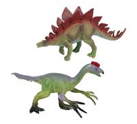DuskHaven 2 Figurines de Dinosaures Réalistes, Jouets de Simulation de Créatures Préhistoriques, Petites Figurines de Dinosaures pour Enfants, Cadeau à, StyleC