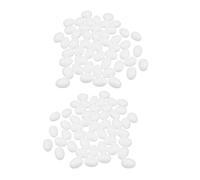DuskHaven 2X 50 œufs en Mousse pour Loisirs Créatifs, Polystyrène, Décorations de Noël pour Enfants (Non à Faire Soi-même)