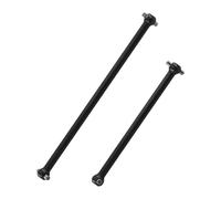DuskHaven 2x Articulations Métalliques En Forme D'os pour Chien, Remplaçant L'axe D'articulation Léger pour Camion 1/8 6S, Noir