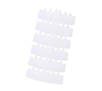 DuskHaven 6 Pièces Inserts de Casquette de Baseball Doublures pour Casquette Réducteur de Taille Protection Anti-transpiration En Feutrine Léger Adapté Aux, Blanc