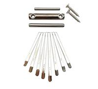 DuskHaven 8 Pièces Clés en Acier Inoxydable Pièces de Montage avec Gravure des Gammes pour l'Installation sur Piano à Pouces Adapté à la Création