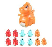 DuskHaven Accessoires pour Jouets D'escaliers et de Montagnes Russes - Pièce de Rechange Adorable pour Jouets D'escaliers et Toboggan - Cadeau D'ann, 12pcs dinosaure