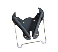 DuskHaven Alto Saxophone Stand Support Pliable Triangle Base Porte-saxophone Instrument Musical Accessoire Métal PP pour Musiciens Amateurs de Musique Maison, Noir