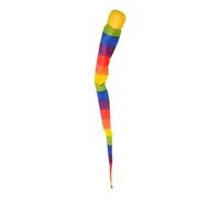 DuskHaven Balle Souple Rainbow Tails Throw And Ball Equipment pour Enfants, Idéale pour Lancer à La Main, pour Garçons et Filles, En Intérieur, 95 cm