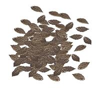 DuskHaven Breloques En Forme de Feuille, 100 Pièces, Résultats de Bijoux, Décoration de Collier à Faire Soi-même, Bronze