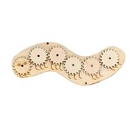 DuskHaven Busy Board Fine Motor Skills Teaching Aids Sensory Board for Interaction Birthday, Engrenage Chenille