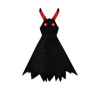 DuskHaven Cape à Capuche Cape Animalière Vêtements de Scène Robe de Noël Habiller Mothman Cosplay, S to M