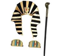 DuskHaven Chapeau de Pharaon, Accessoire de Photographie, Coiffe de Pharaon pour
