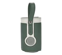 DuskHaven Chauffe- Portable USB avec étui Isotherme, Thermostat Réglable, Multicouche en PU, Idéal pour Les et L'alimentation, Vert