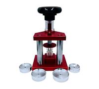 DuskHaven Coffret D'outils pour Montres, Outils de Réparation Horlogère, Presse à Vis Professionnelle, Machine à Refermer Les Fonds de Boîtier, 4 Dés