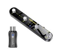 DuskHaven Contrôleur MIDI Pédale USB Commutateur Au Pied Pédalier Portable En Métal Robuste avec 5 Modes de Travail Approprié pour L'Enregistrement, P4 et Mate