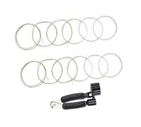 DuskHaven Cordes de Guitare et Enrouleur Ergonomiques pour Débutants, Kit de Changement de Cordes 3 En 1