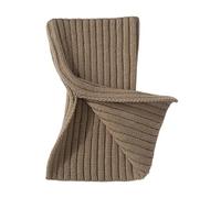 DuskHaven Écharpe Tour de Cou Tricotée Cache-cou Thermique Tricot Col Élastique Chaud Face Couverture en Fil Peluche Doux Multifonction Coupe-vent pour Femme, Café