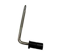 DuskHaven Electronic Drum Support Bras de Support pour Percussion Électronique Pièce L Rod Ajustable Métal Accessoire Installation Aisée pour Batterie Fixation, 9.1 cm x 15 cm x