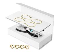 DuskHaven Ensemble de Bracelets pour Occasions Romantiques, Bijoux à Faire Soi-même pour Anniversaires et Fêtes, 1 Paire d'or