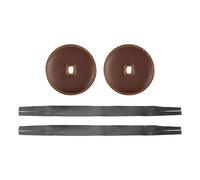 DuskHaven Ensemble de Ceinture Pelvienne En PU 2 Pièces avec Rembourrage, Accessoires pour Instruments de Percussion, Confortables, Convient Aux, marron foncé