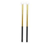 DuskHaven Ensemble de Maillets de Timbales, 2 Pièces, Tête En Feutre, Bâton de Maillet de Timbale, Accessoire de Percussion, Pratique de Jeu, Bâtons de Tambour, or