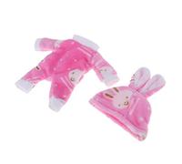 DuskHaven Ensemble de Vêtements 2 Pièces (Combinaison et Chapeau) pour Poupée Reborn de 25 Cm Ou de 9 à 11 Pouces, Rose