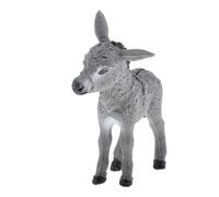 DuskHaven Figurine Animale, Jouet éducatif pour Enfants, Décoration Intérieure, Cadeaux D'invités, Ane Gris