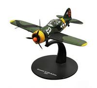 DuskHaven Figurine Avion Modèle Collection Réplique Métal Maquette Guerre Aérienne Convient à la Commémoration Exposition Bureau Décoration Maison, F2a Buffalo