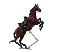 DuskHaven Figurine de Cheval Décorative pour Diorama et Agencement de Table de Sable, Brun