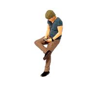 DuskHaven Figurines Diorama Miniatures Personnages Accessoires Jouets Resin Modèle Train Architecture Peints Adaptés pour Bureau Micro Construction de, Vert