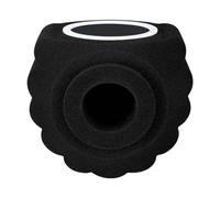 DuskHaven Housse de Protection, Boule D'isolation Acoustique, écran Anti-vent, éponge Insonorisante et Antibruit, Idéale pour Le Podcasting, Filtre Noir