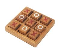 DuskHaven Jeu Toe Plateau Bois Croix Zéro Séquence Jouet Logique Réflexion Adapté aux Enfants Adultes Familles Loisirs Cadeaux Décoration