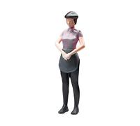 DuskHaven Jouet de Simulation de Haute Qualité, Pousse-pousse 1/12, Modèle de Voiture à Tirer, Décoration pour Fille, Noir, 2,8 cm