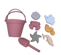 DuskHaven Jouets de Plage pour Enfants, Jeux de Sable, Cadeau D'anniversaire, Jeux pour Filles, Idéal pour Les, Les Anniversaires et Les Activités E, Rouge