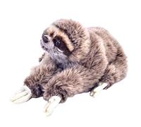 DuskHaven Jouets En Peluche Peluche Animaux Préscolaires Bébé Bradypod Jouer à Un Jeu de Rôle, marron