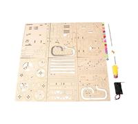 DuskHaven Kit de Puzzle Mécanique à Billes en Bois 3D - Montage Simple et Polyvalent - Idée Cadeau Créative