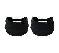 DuskHaven Lot de 2 Bandeaux D'extérieur, Lavables, Confortables, Légers et Doux, Parfaits pour La Course à Pied et Le Football, Noir