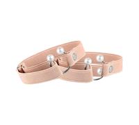DuskHaven Lot de 2 Brides de Chaussures Ajustables pour Femmes, En Nylon élastique Antidérapant avec Boucle, Convenant Aux Sandales, et Mocassins. Offre, Rose