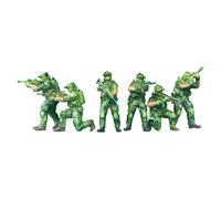 DuskHaven Lot de 6 Figurines de Soldats à L'échelle 1:64, Miniatures pour Jeux et Décors de Loisirs.