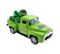 DuskHaven Lot de 7 Mini Camionnettes Vintage En Métal Moulé sous Pression, Décorées de Pastèques, Style Ferme Rustique. Modèle En Résine, Idéal pour La Cuisine,